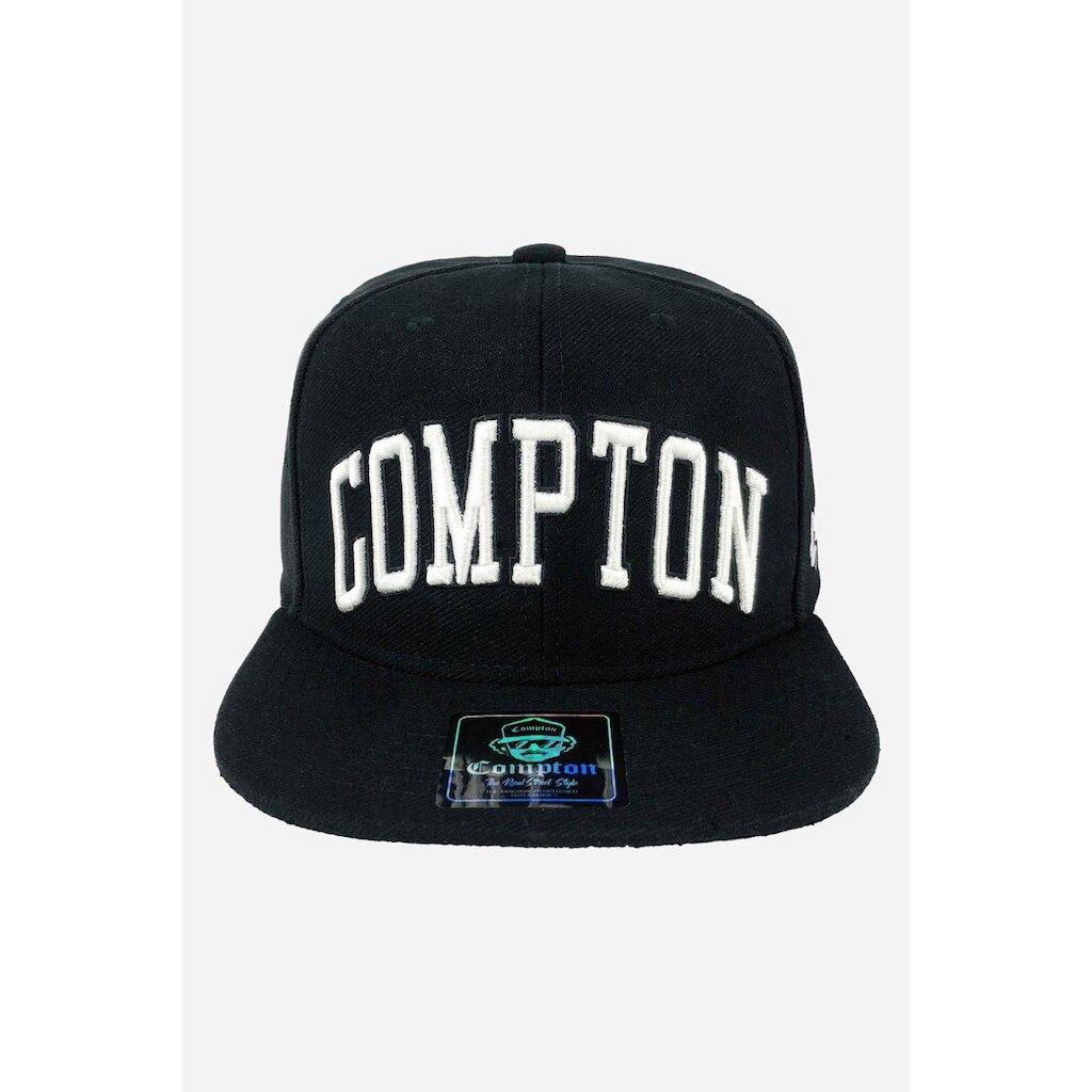 Boné Compton Aba Reta Snapback Urban Preto