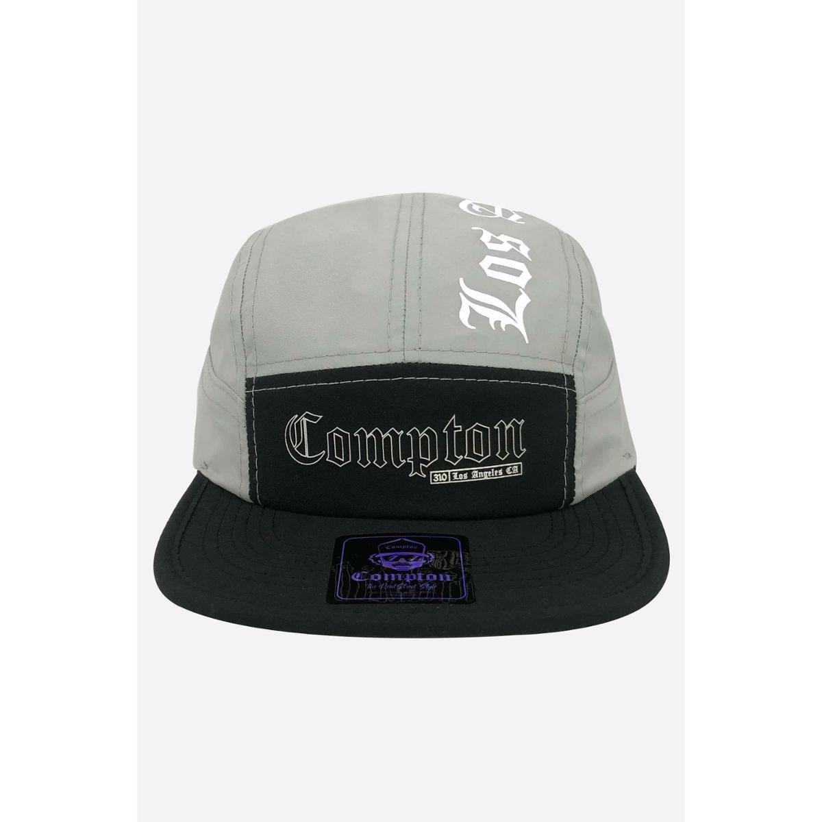 Boné Compton Five Panel Los Angeles Cinza