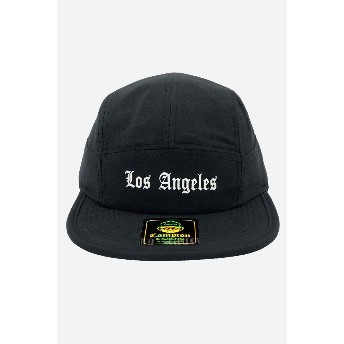 Boné Compton Five Panel Strapback Los Angeles Preto