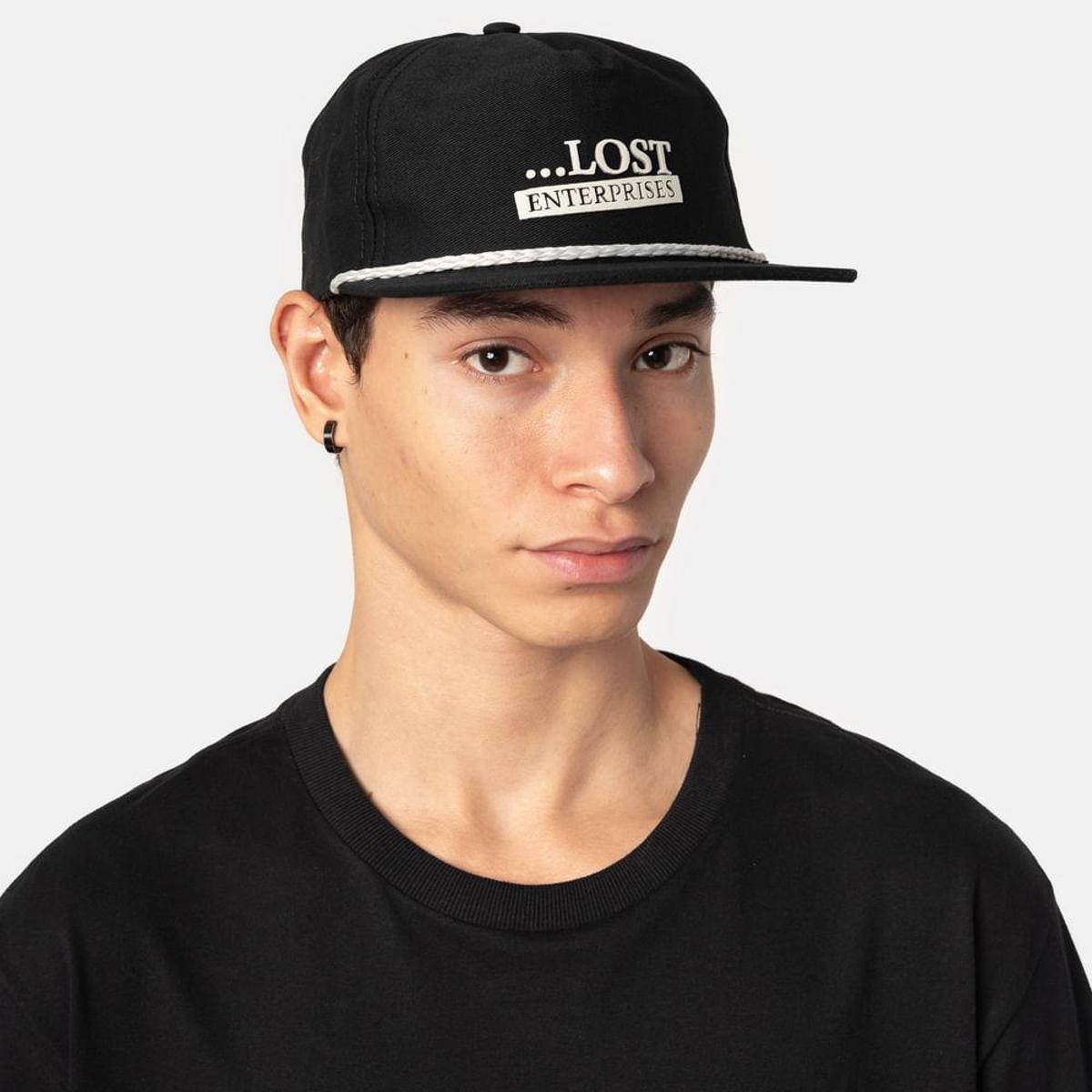 Boné Dad Cap Lost Enterprises - Preto | Netshoes