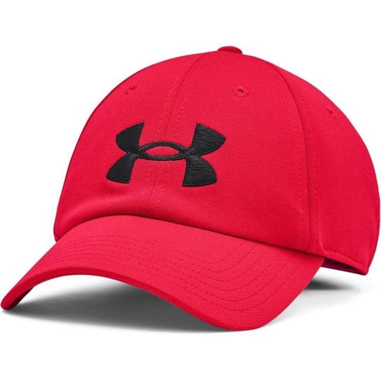 Boné de Treino Masculino Under Armour Blitzing ADJ Hat - Vermelho Menor preço em Boné de Treino Masculino Under Armour Blitzing ADJ Hat - Vermelho