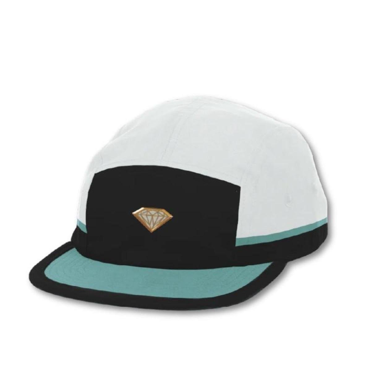 Boné Diamond 5Panel Dwayne Camper Branco