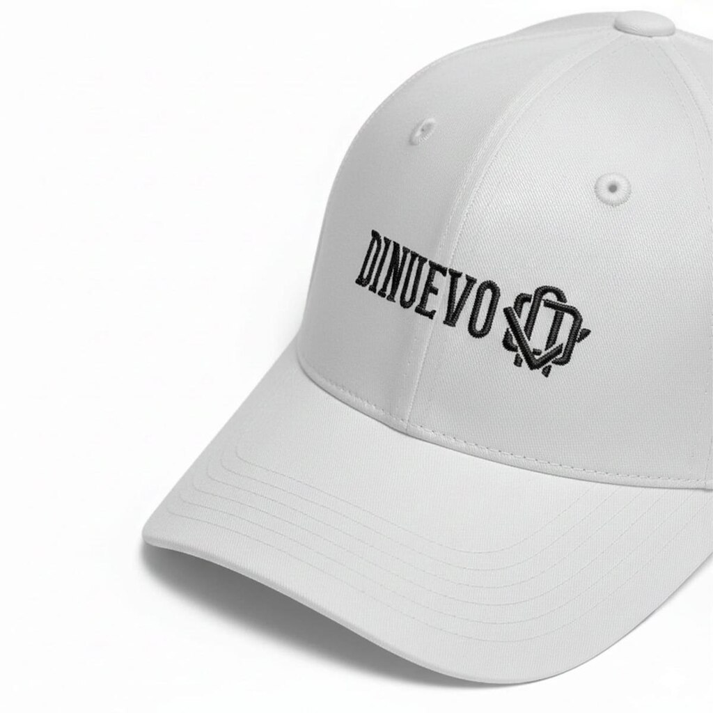 Boné DiNuevo Branco Com Logo Bordado Aba Curva