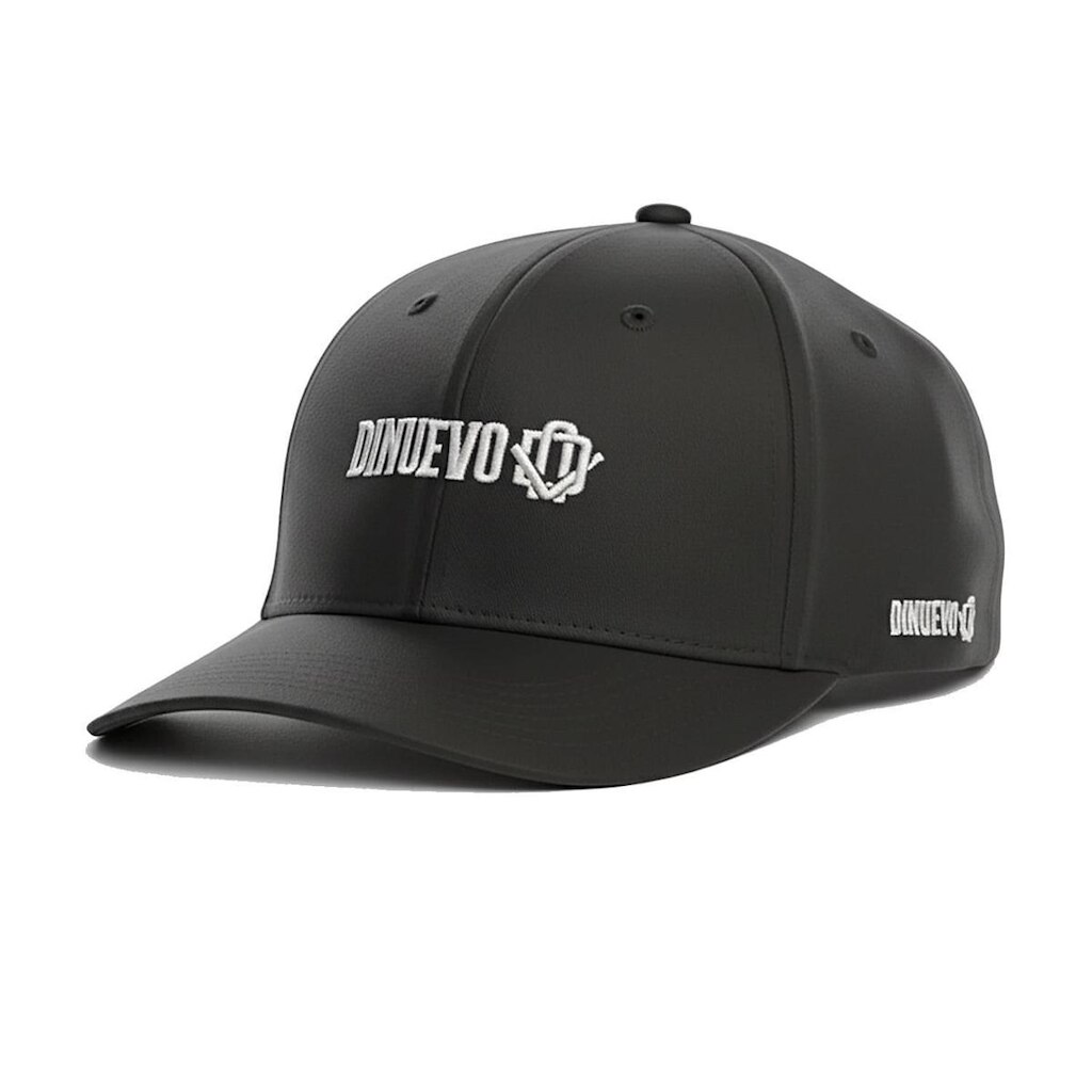 Boné DiNuevo Preto Logo Central Bordado Ajustável