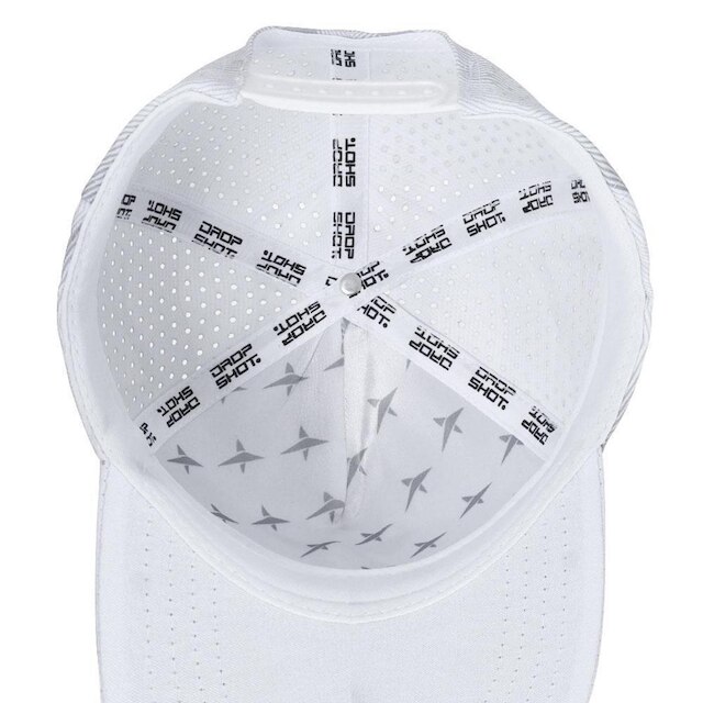 Boné Drop Shot Player Branco e Prata - Branco | Netshoes