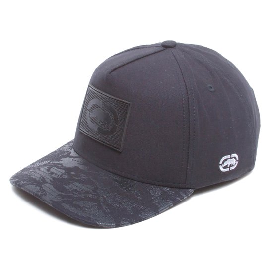 Menor preço em Boné Ecko Aba Curva Snapback Masculino - Preto