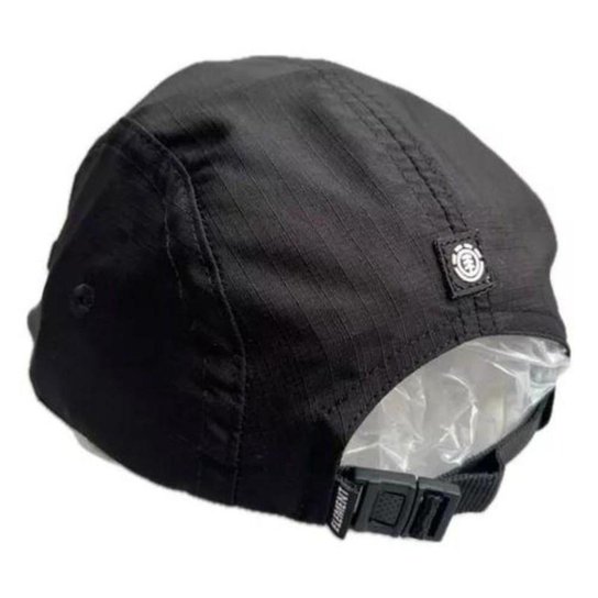 Boné Element Skateboard Five Panel Preto - Preto | Netshoes