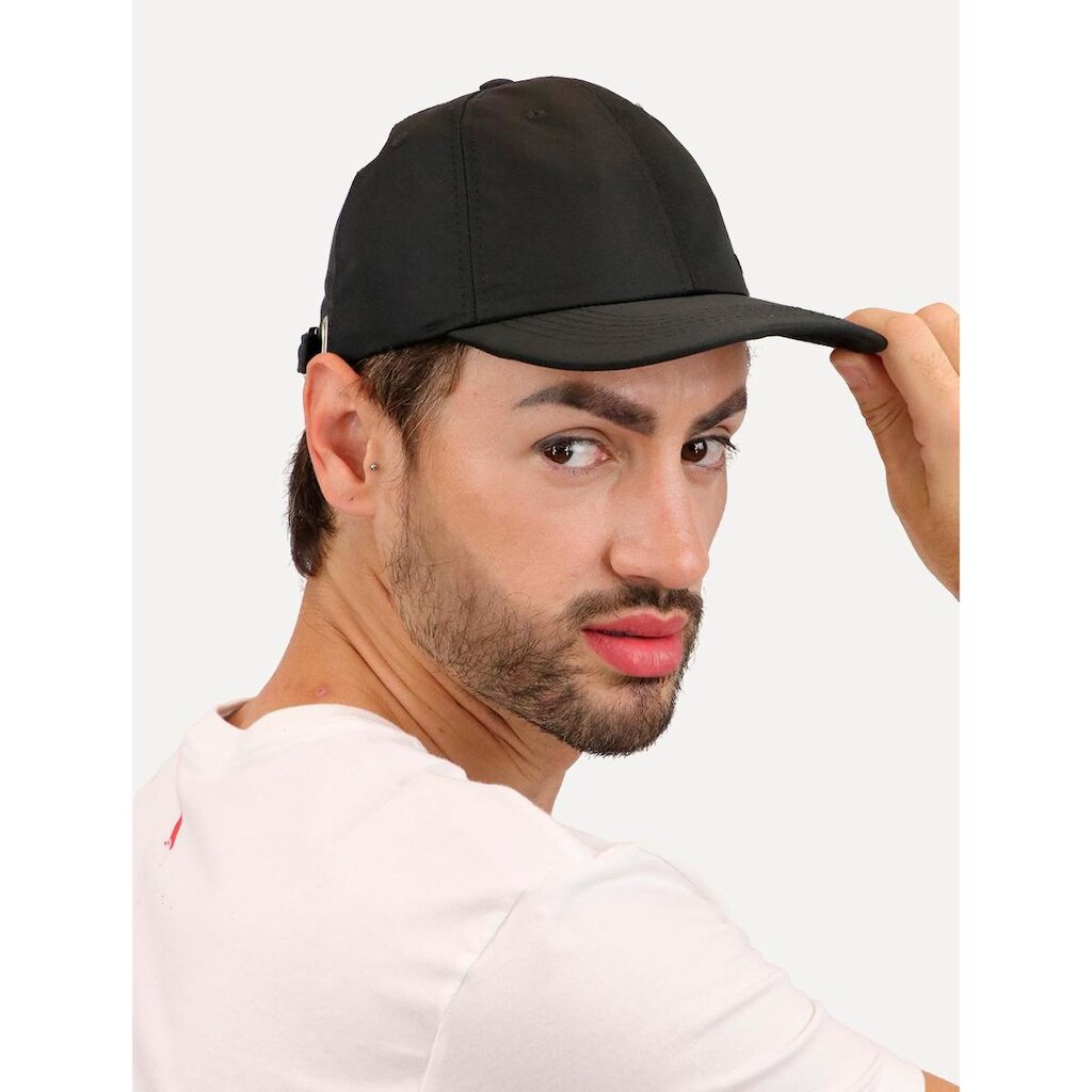 Boné Ellus Masculino Easa Outline Logo Preto