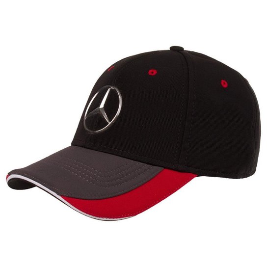 Boné Emotion Unissex Racing Mercedes-Benz - Preto Menor preço em Boné Emotion Unissex Racing Mercedes-Benz - Preto