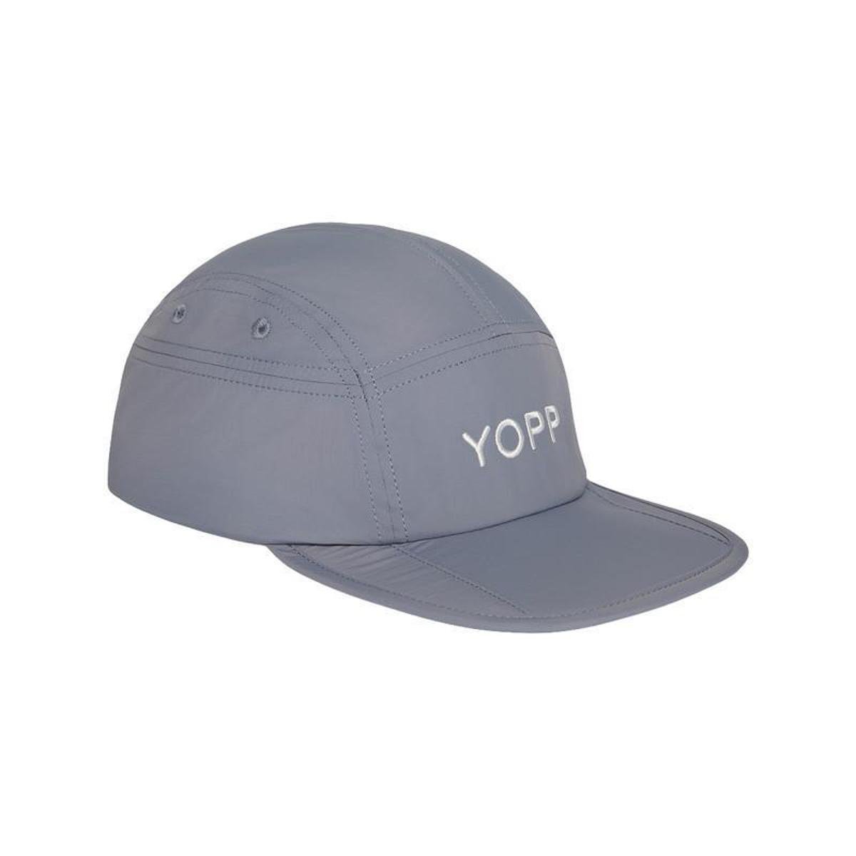 Boné Esportivo Yopp 5 Panel Ultraleve e Respirável Cinza