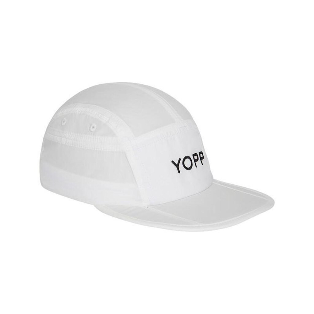 Boné Esportivo Yopp Ultraleve e Respirável 5 Panel Branco