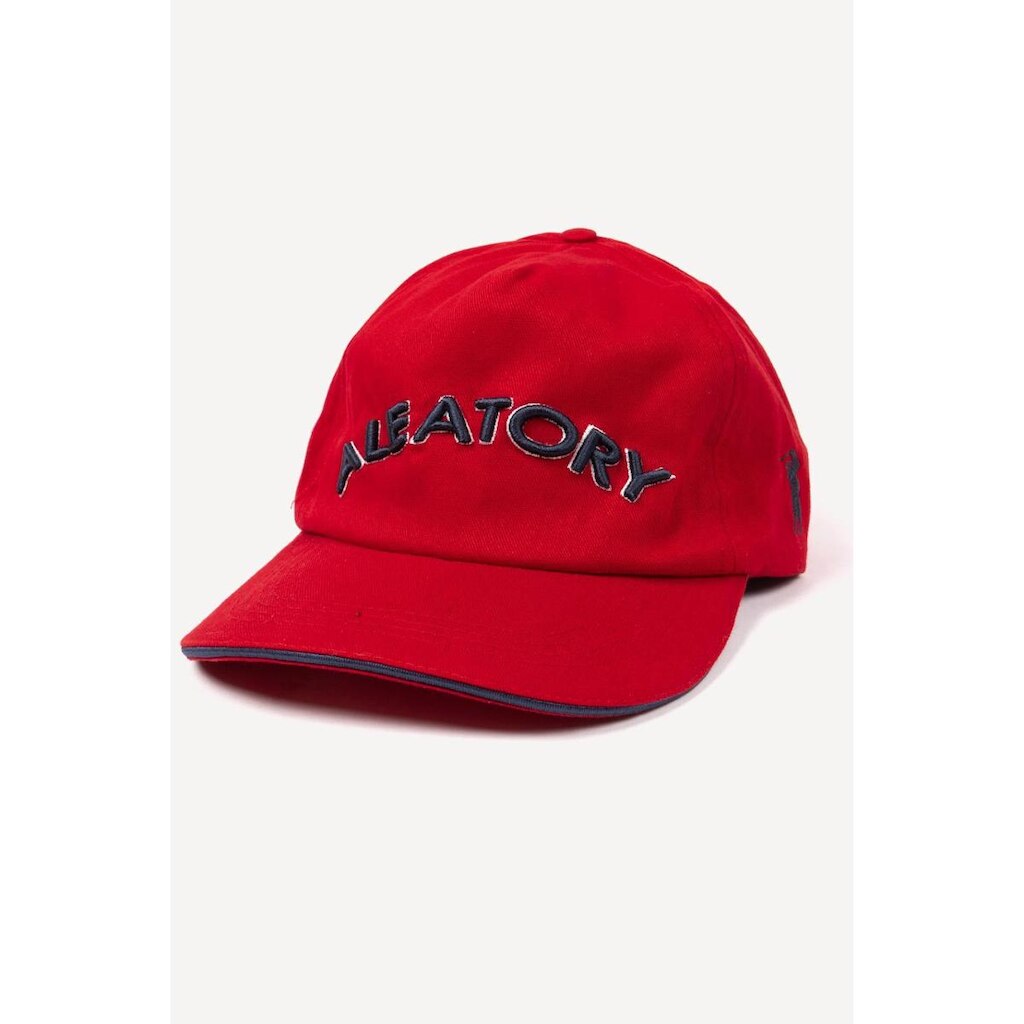 Boné Estampado Aleatory High Patch Vermelho