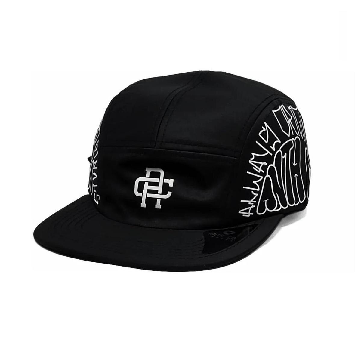 Bone Five Bone Five Panel Anth Co Draw Aba Reta Preto Fita Sb9286 - Preto | Netshoes