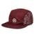 Bone Five Panel Anth Co Draw Aba Reta Preto Fita Sb9286 - Bordô
