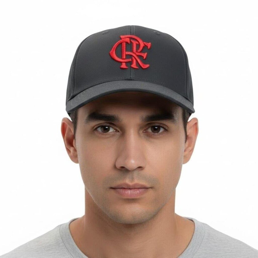 Boné Flamengo Adidas Snapback CRF Preto