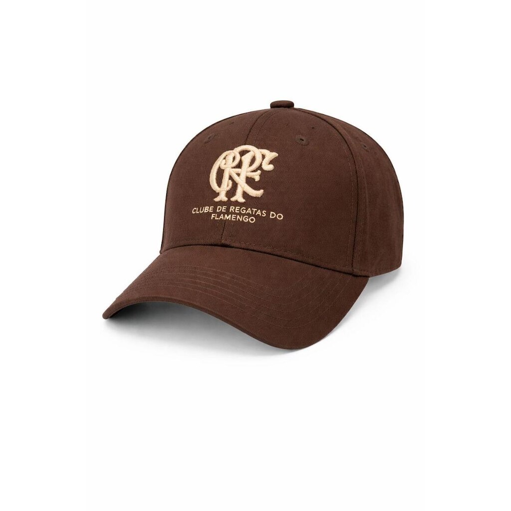BONE FLAMENGO BORDADO MARROM ESCURO SUPERCAP