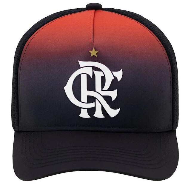 Boné Flamengo Silk Supercap Frontal CRF Licenciado