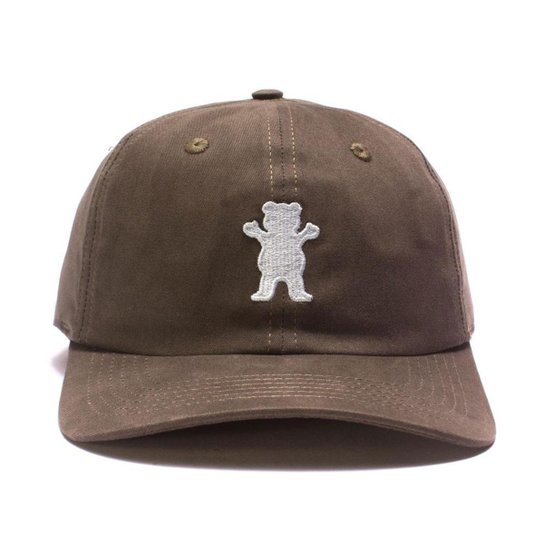 Boné Grizzly Og Bear Dad Hat V24GRB05 Olive - Verde Menor preço em Boné Grizzly Og Bear Dad Hat V24GRB05 Olive - Verde