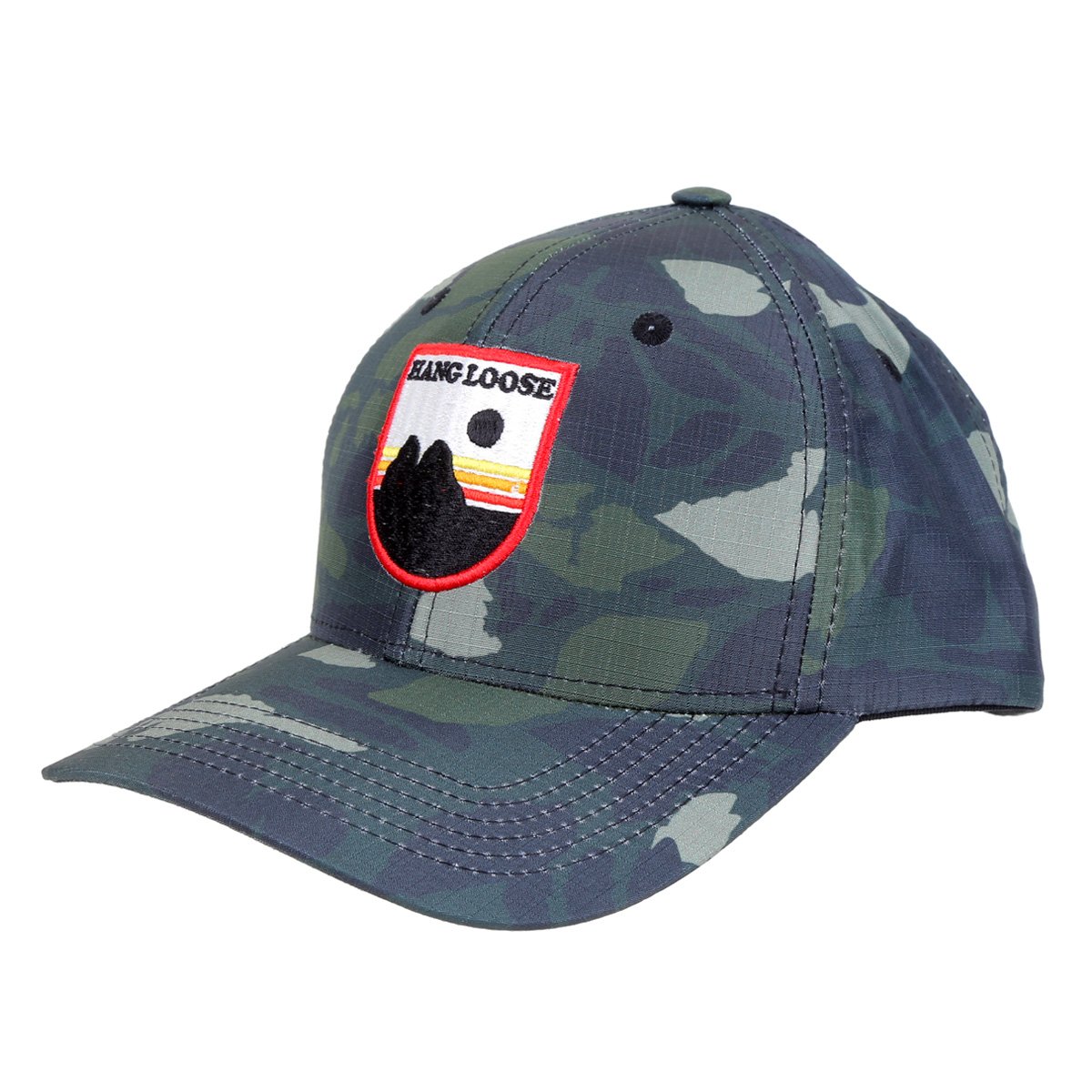 Boné Hang Loose Aba Curva Snapback Camo - Verde | Netshoes