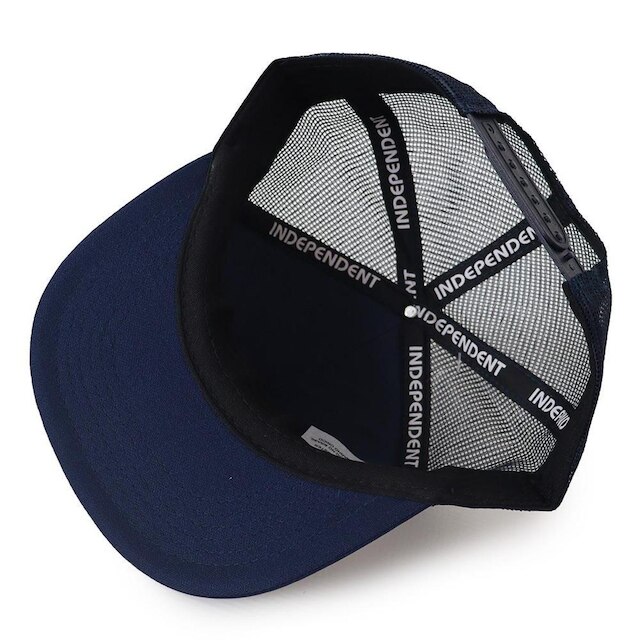 Boné Independent Trucker Turn and Burn - Branco