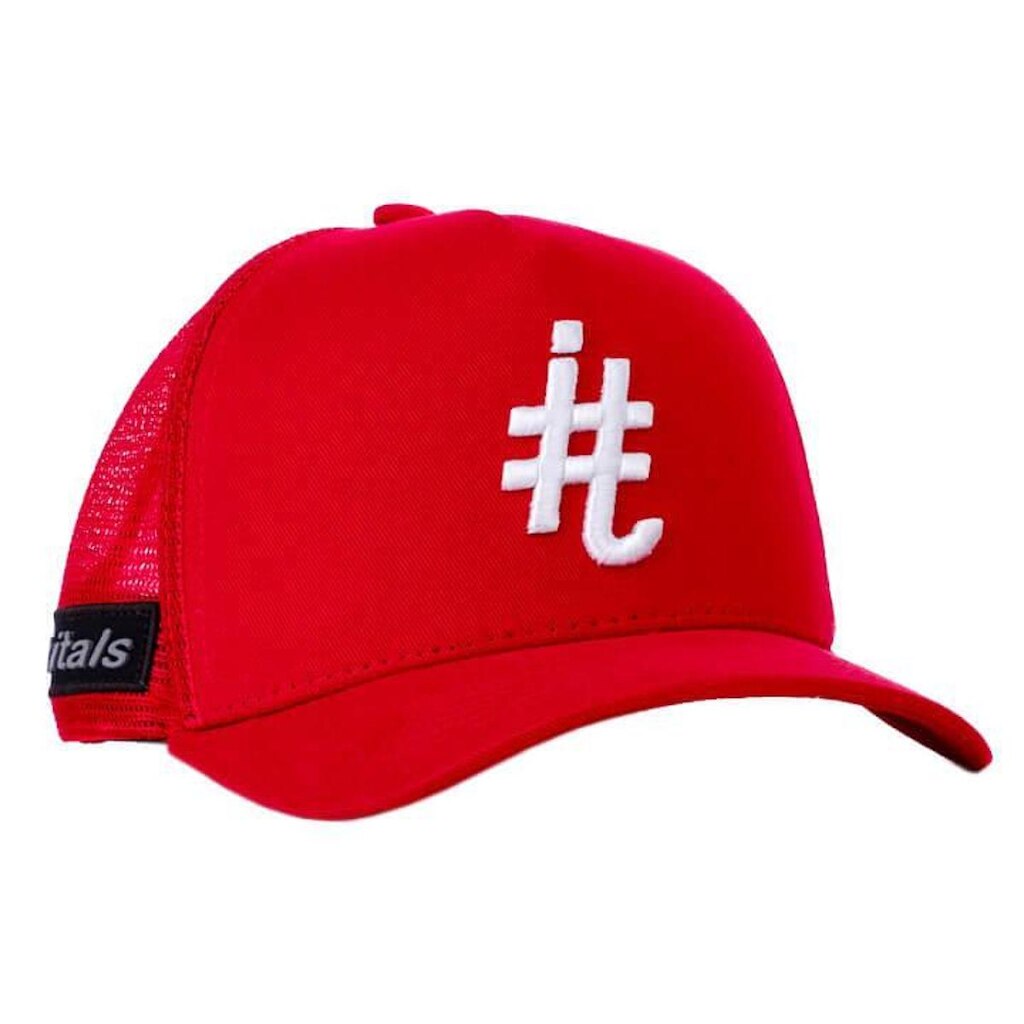 Boné itals Brasão Vermelho