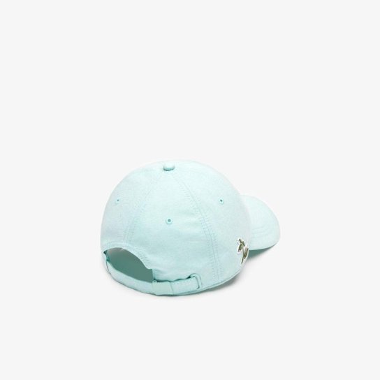 Bone Lacoste Aba Curva Masculino Azul Claro Branco Netshoes