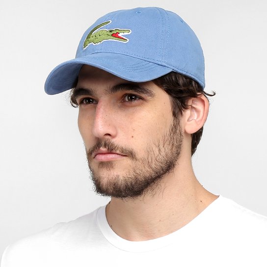 Bone Lacoste Aba Curva Masculino Azul Escuro Netshoes