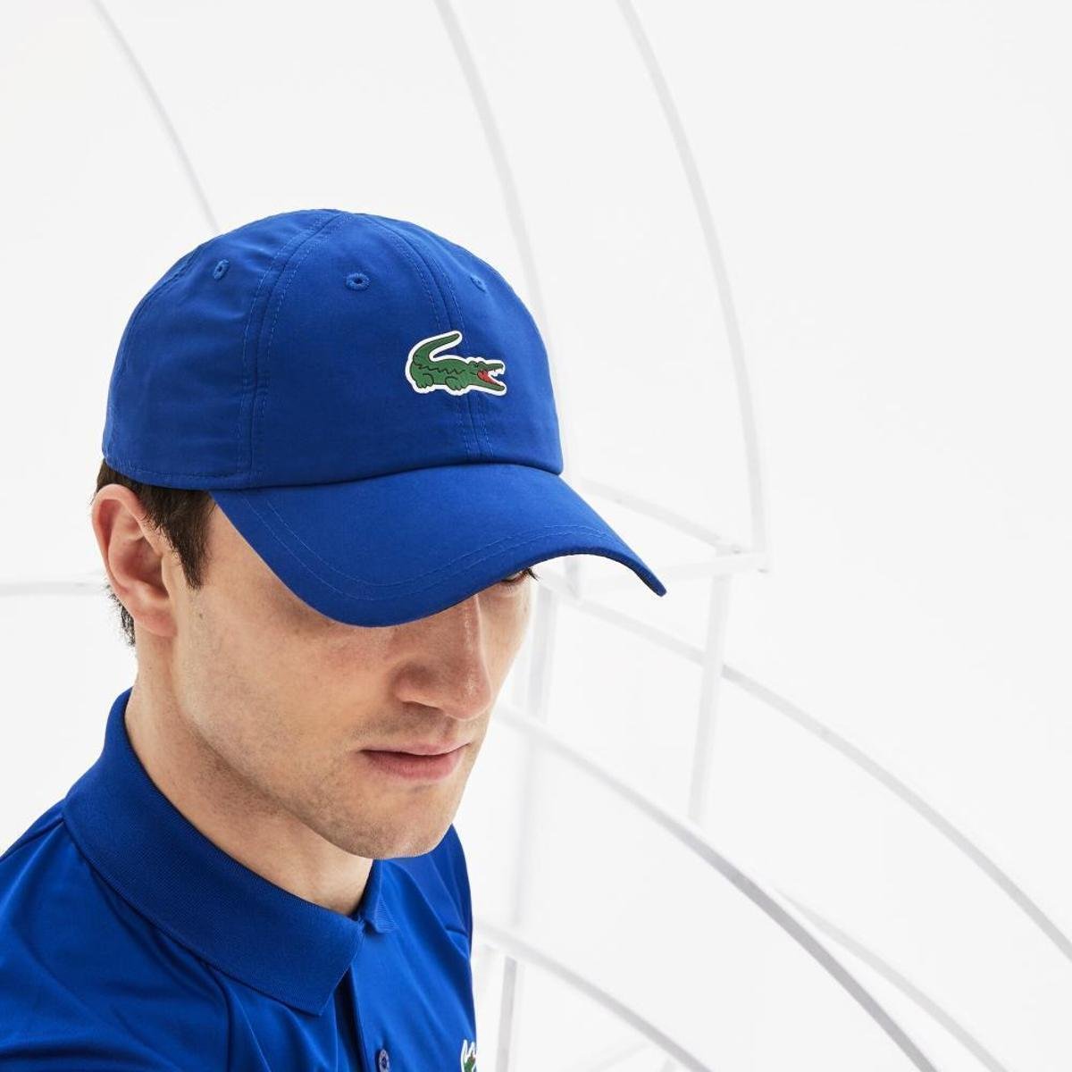 Boné Lacoste Sport Masculino - Azul+Preto | Netshoes