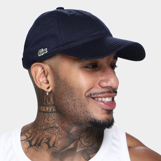 Boné Lacoste Unissex - Marinho | Netshoes