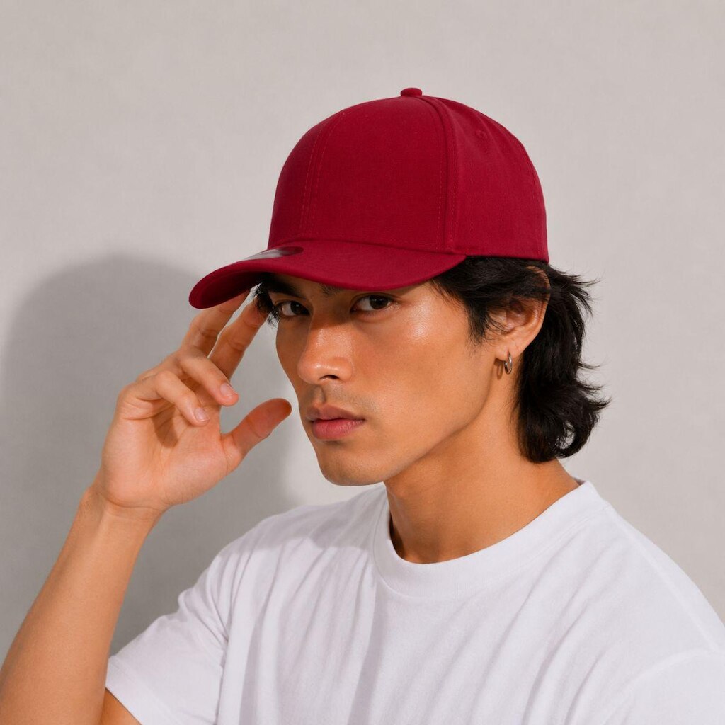 Boné Liso Básico Resina 6 Gomos Aba Curva Snapback Regulável Chapéu