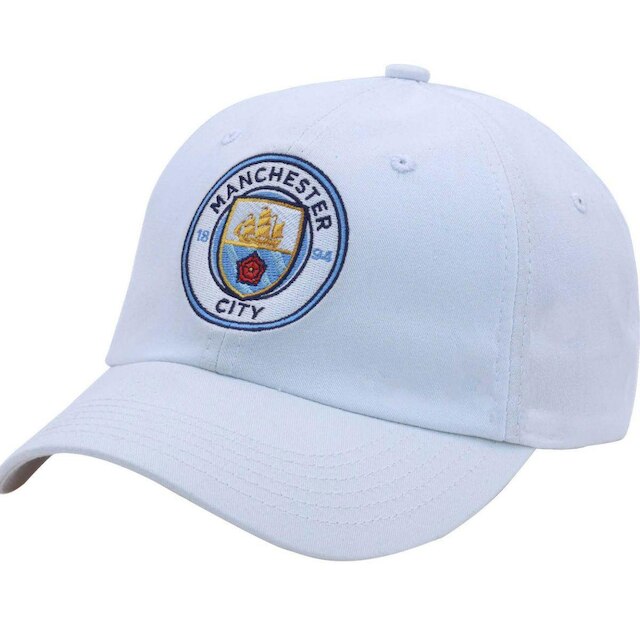 Boné Manchester City Bordado Branco Supercap