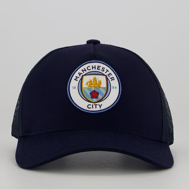 Boné Manchester City Trucker Marinho
