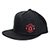 Boné Manchester United Adidas Aba Reta Snapback - Preto+Vermelho
