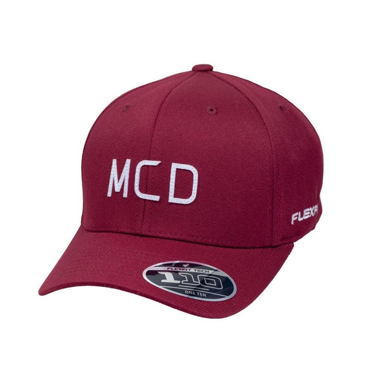 Boné MCD Aba Curva Snapback Flexfit Vermelho