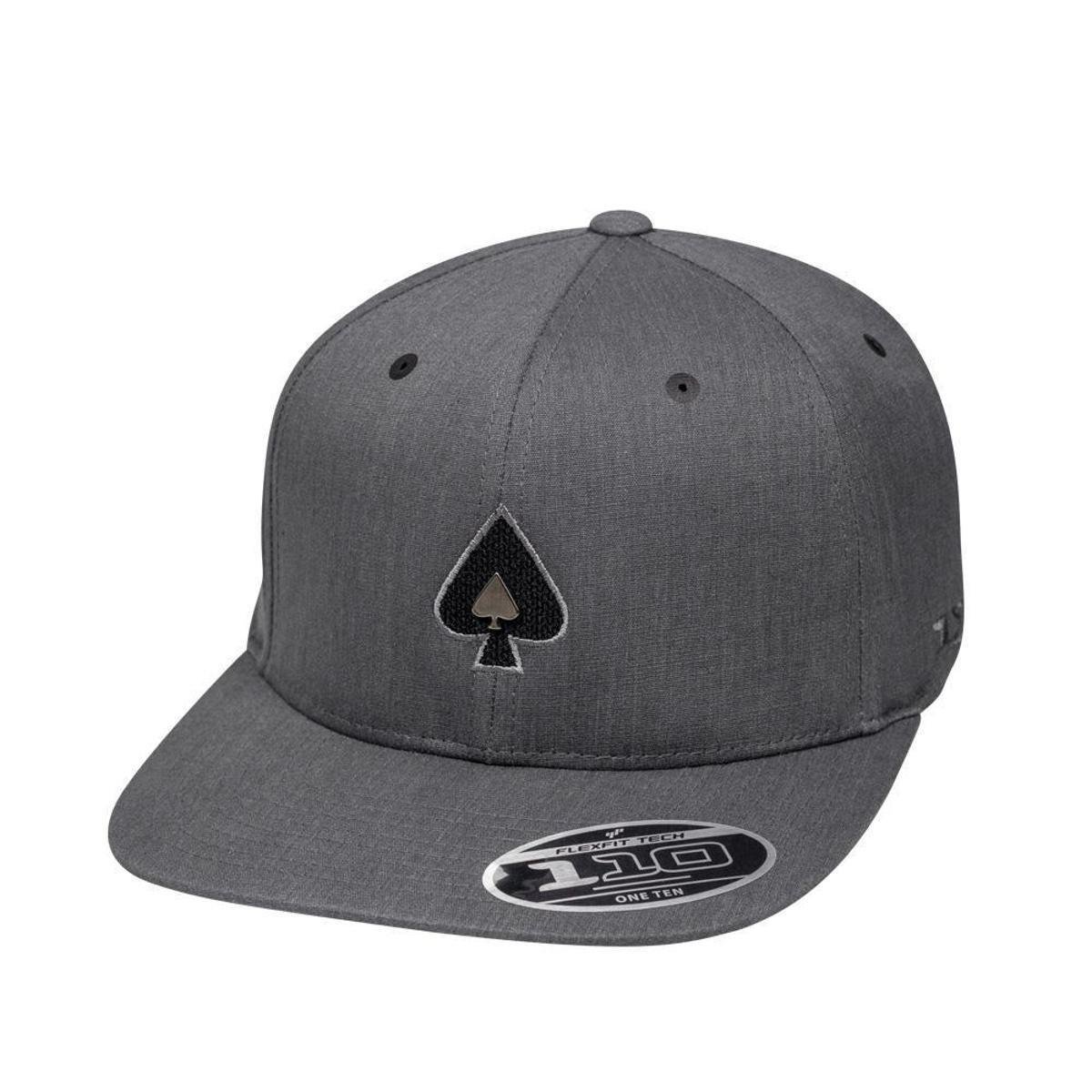 Boné MCD Aba Reta Strapback Dagger Dark Rain Cinza - Preto | Netshoes