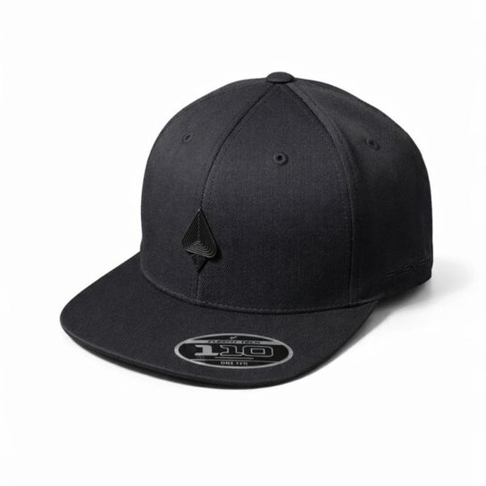 Boné MCD Aba Reta Strapback Flexfit Preto