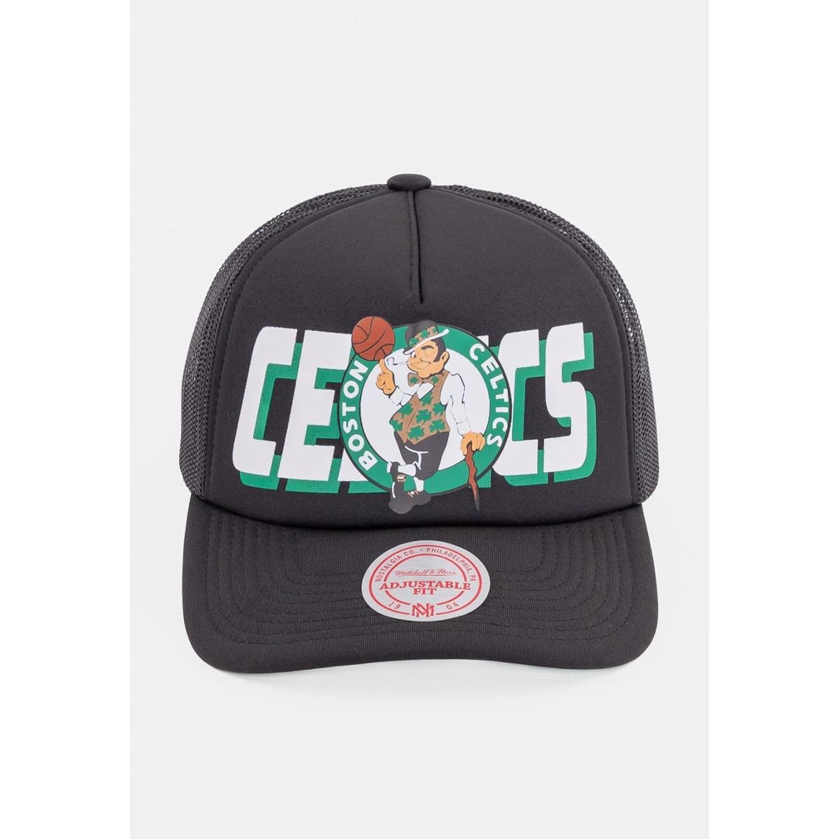 Boné Mitchell & Ness NBA Aba Curva Boston Celtics Masculino
