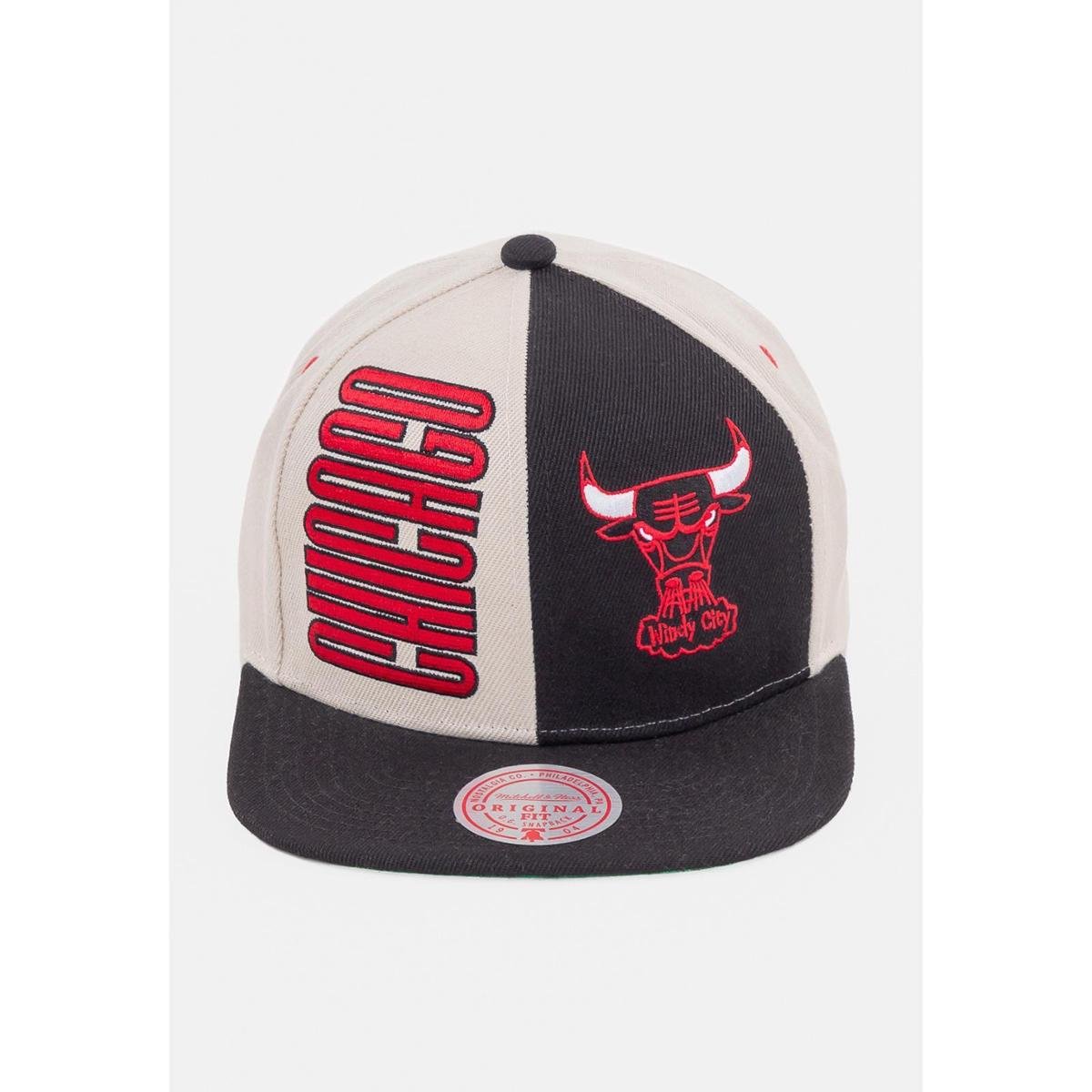 Boné Mitchell & Ness Aba Reta Chicago Bulls Masculino