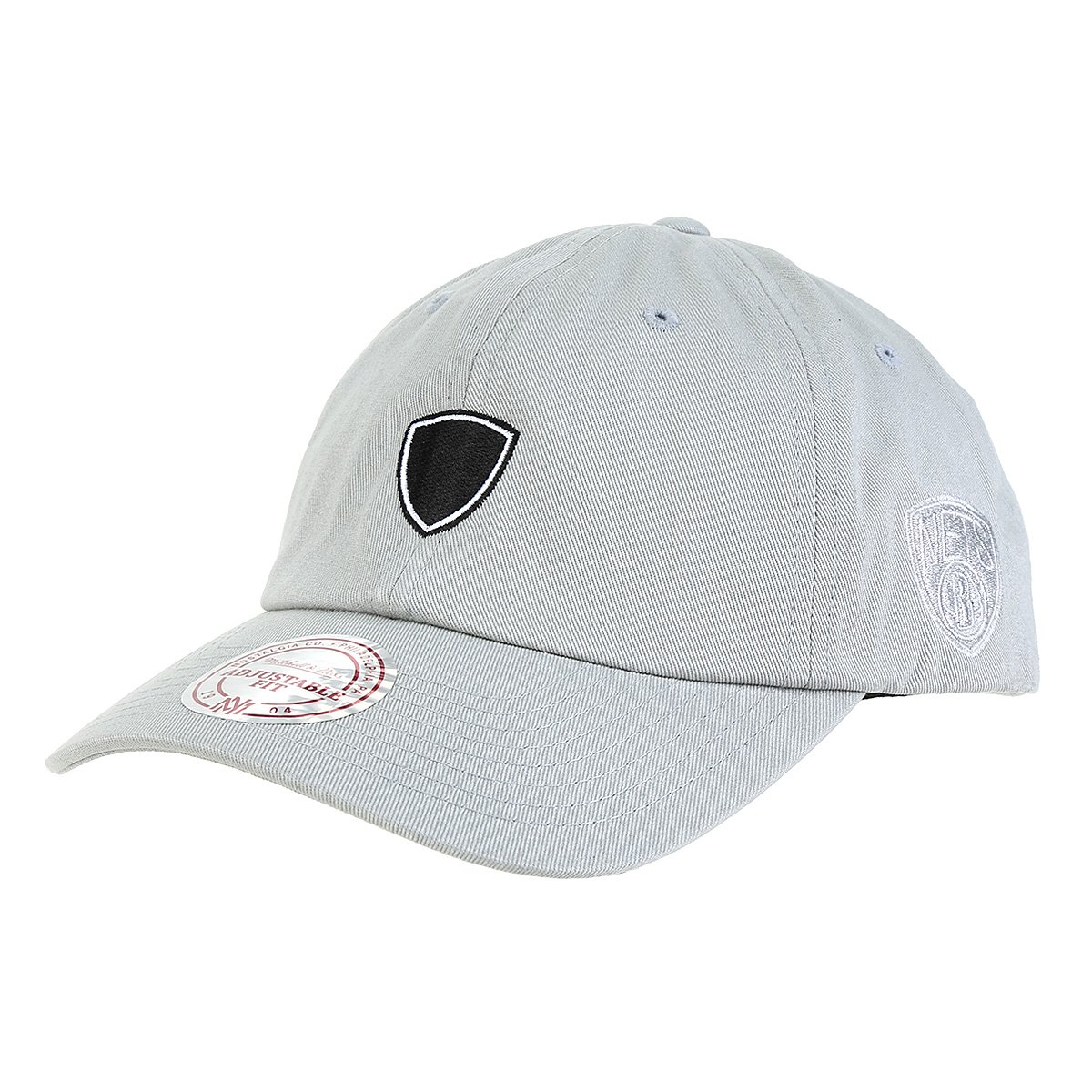 Boné Mitchell & Ness NBA Brooklyn Nets Dad Hat Aba Curva Cinza Netshoes