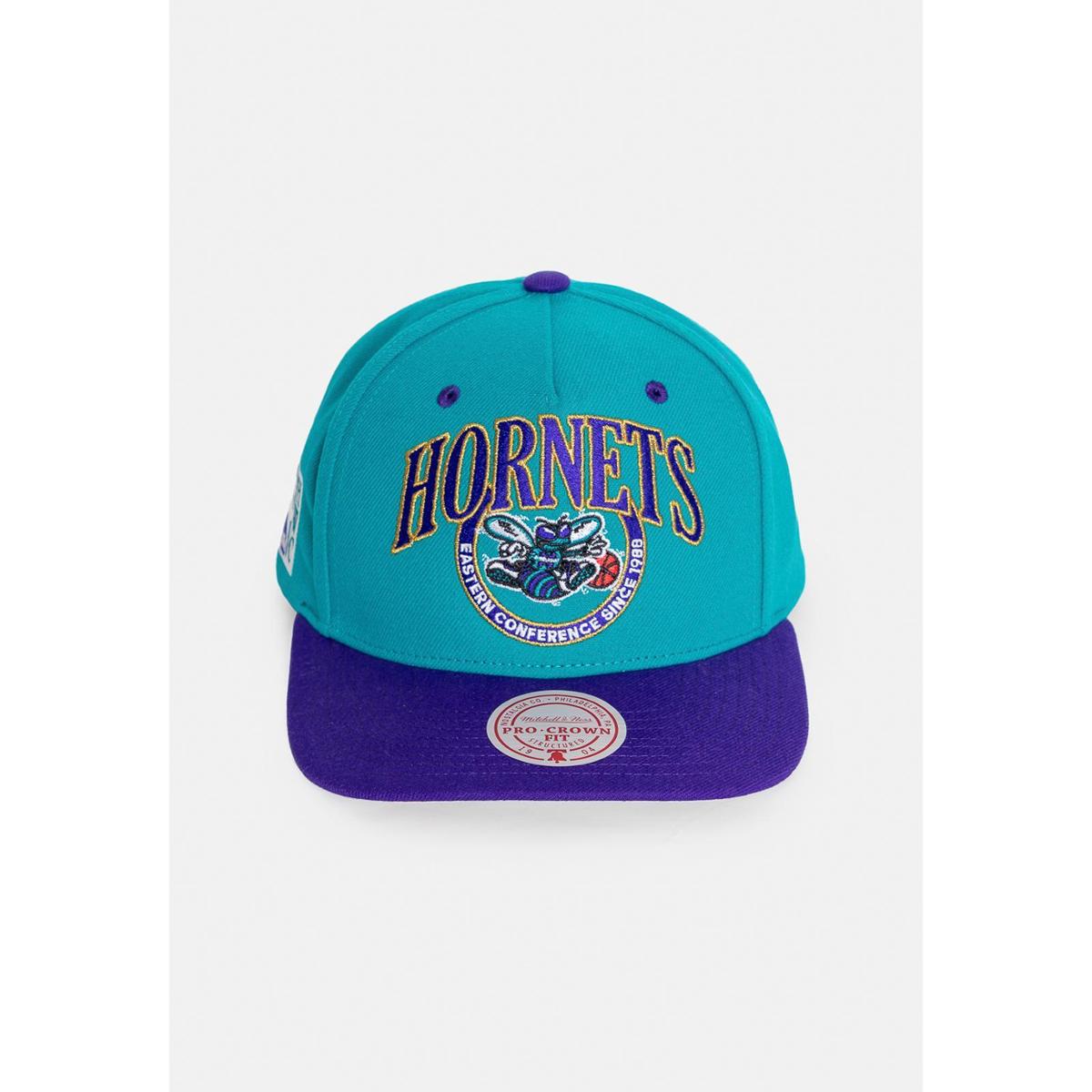 Boné Mitchell & Ness NBA Crown Jewels Pro Snapback Hwc Hornets Masculino