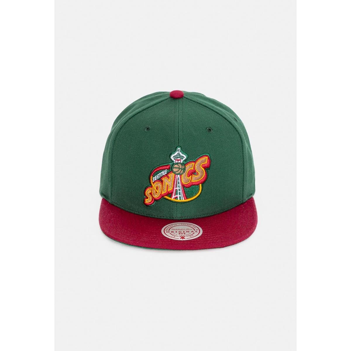 Boné Mitchell & Ness NBA Snapback Team 2 Tone Seattle Supersonics Masculino