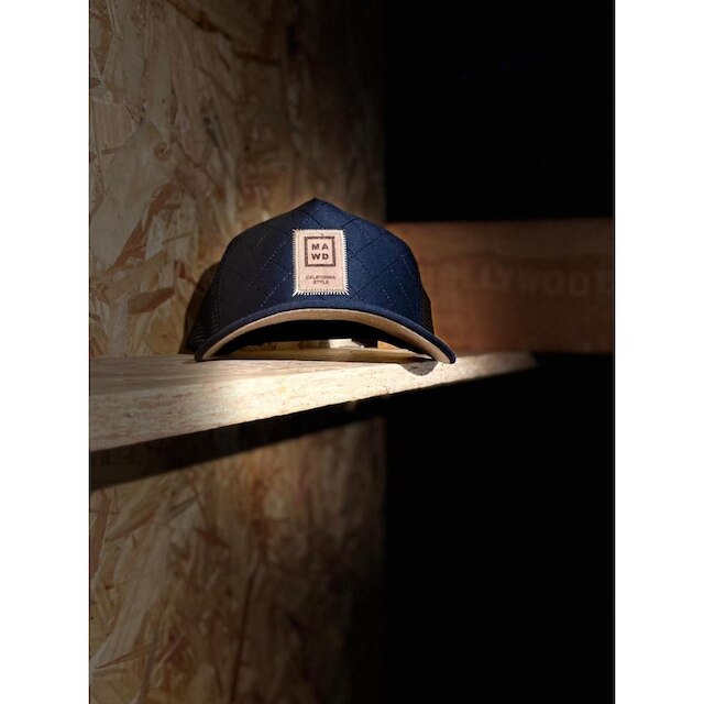 Boné MW Trucker Neoprene Matelassê Preto