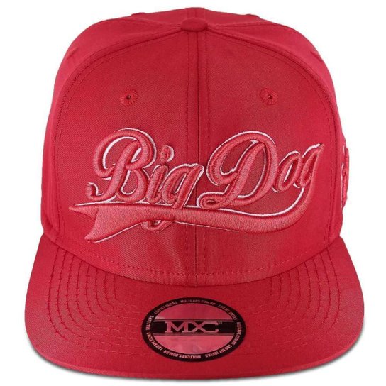 Boné MXC Brasil Big Dog Masculino - Vermelho Menor preço em Boné MXC Brasil Big Dog Masculino - Vermelho