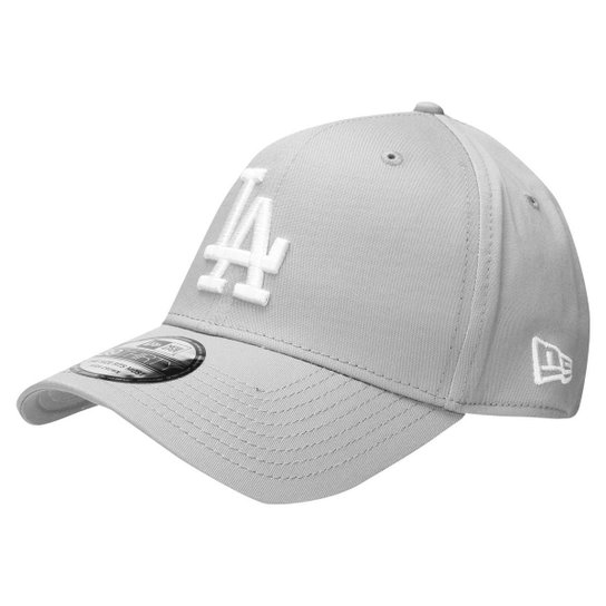 Boné New Era 3930 Hc White On Gray Los Angeles Dodgers - Cinza Menor preço em Boné New Era 3930 Hc White On Gray Los Angeles Dodgers - Cinza