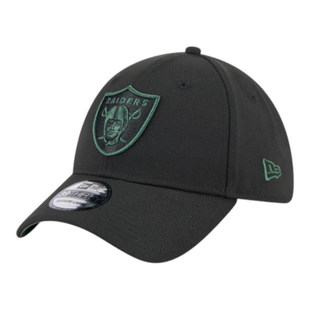 Boné New Era 3930 NFL Raiders Cilantro Black