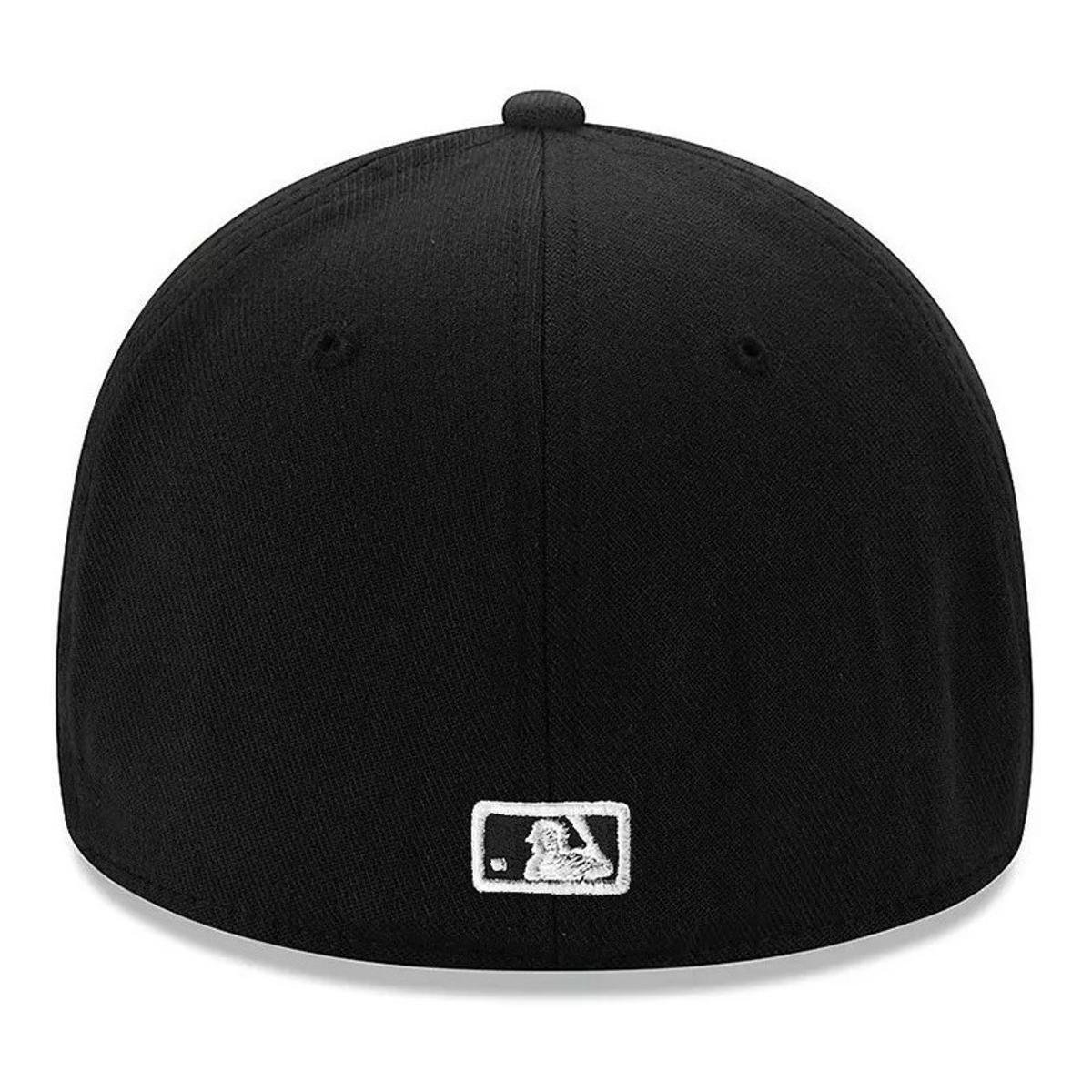 Boné New Era 39Thirty MLB New York Yankees White Aba Curva - Preto |  Netshoes