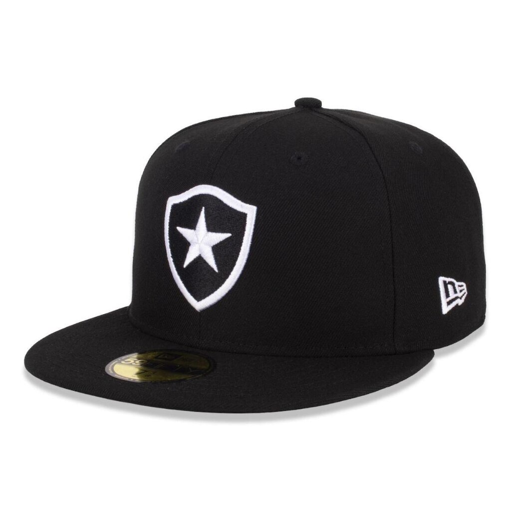 BONE NEW ERA 59FIFTY BOTAFOGO PRETO
