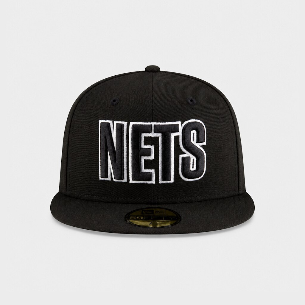 BONE NEW ERA 59FIFTY BROOKLYN NETS NBA PRETO