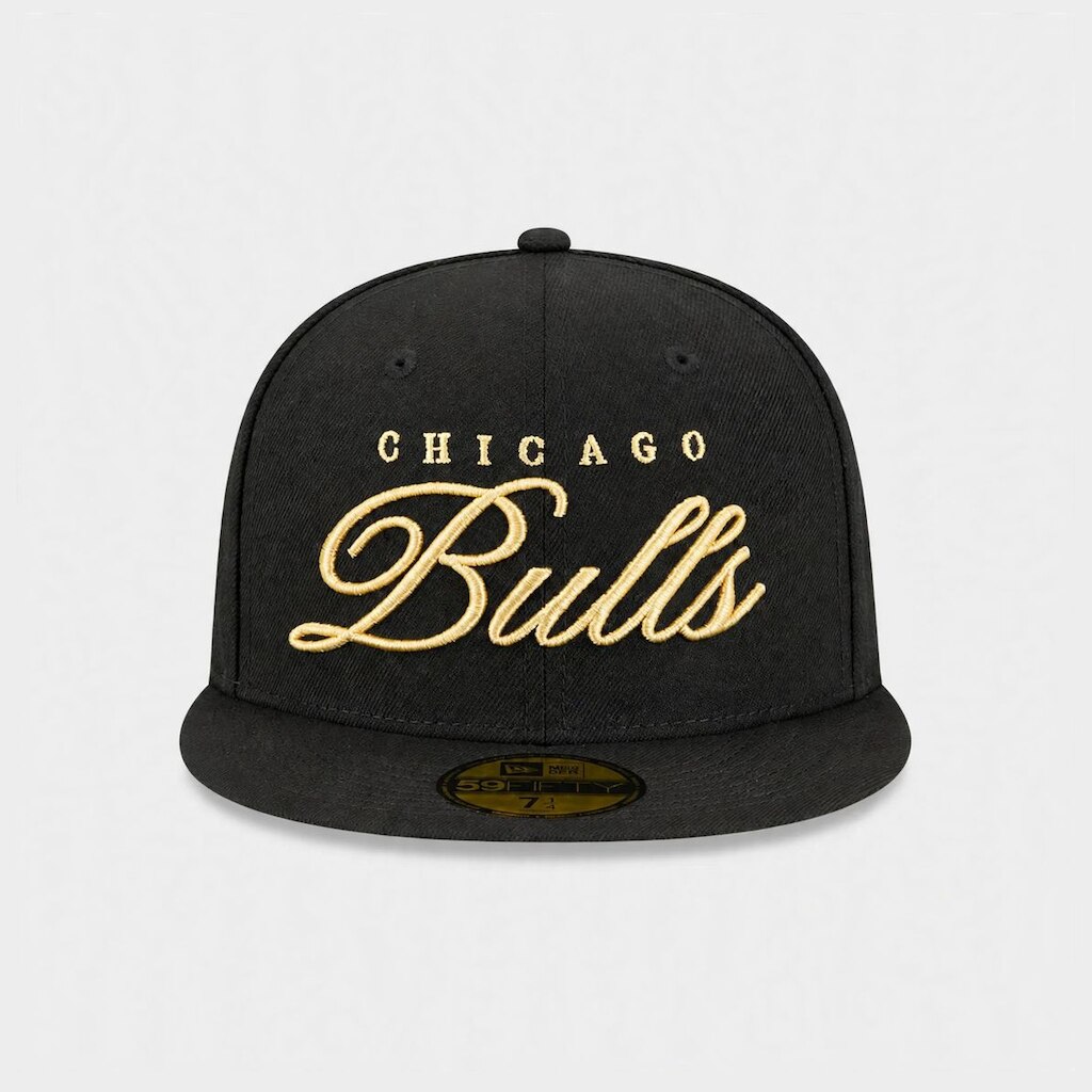 BONE NEW ERA 59FIFTY CHICAGO BULLS NBA PRETO