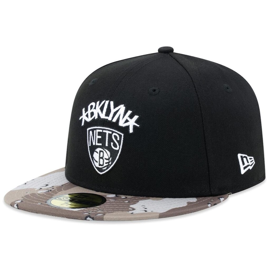 BONE NEW ERA 59FIFTY FITTED NBA BROOKLYN NETS CAMUFLADO